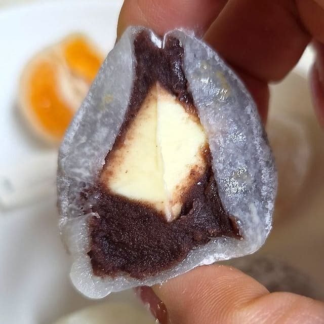 앙버터 찹쌀떡 단면 사진